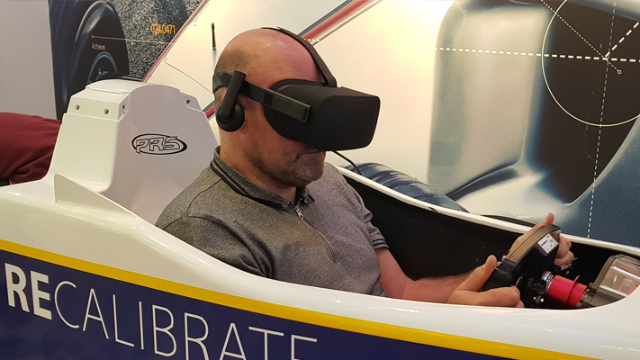 Virtual Reality Racing Simulator Setup