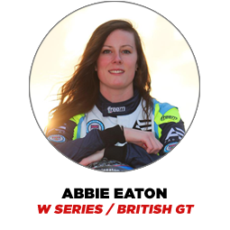 Abbie Eaton, W Series, British GT and Grand Tour Racing Driver